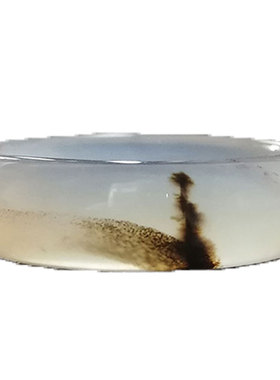 天然花纹玉髓简约玉指环送女友