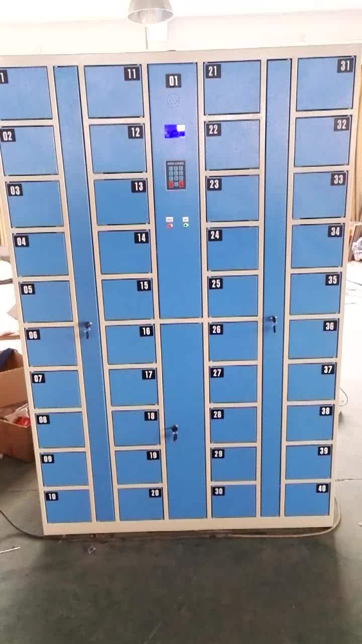 Electric Cell Phone Charging Lockers For Charging Kiosk Station With