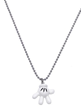 自制可爱网红蹦迪INS情侣项链