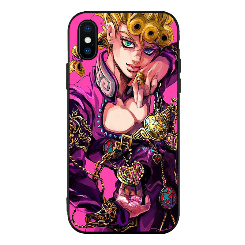 JOJO不灭钻石6s适用XSMAX手机壳8plus磨砂iphoneX软壳7挂绳5s硅胶