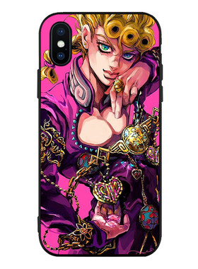 JOJO不灭钻石6s适用XSMAX手机壳8plus磨砂iphoneX软壳7挂绳5s硅胶