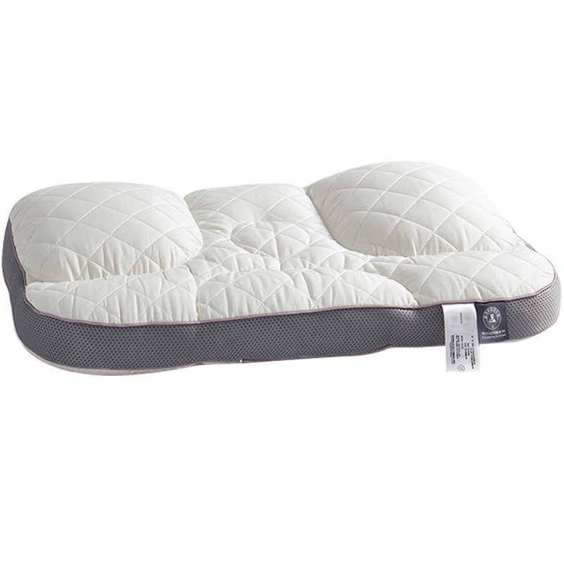 出口日本TPE软管枕头护颈椎助睡眠单人分区枕芯可水洗防螨护颈枕