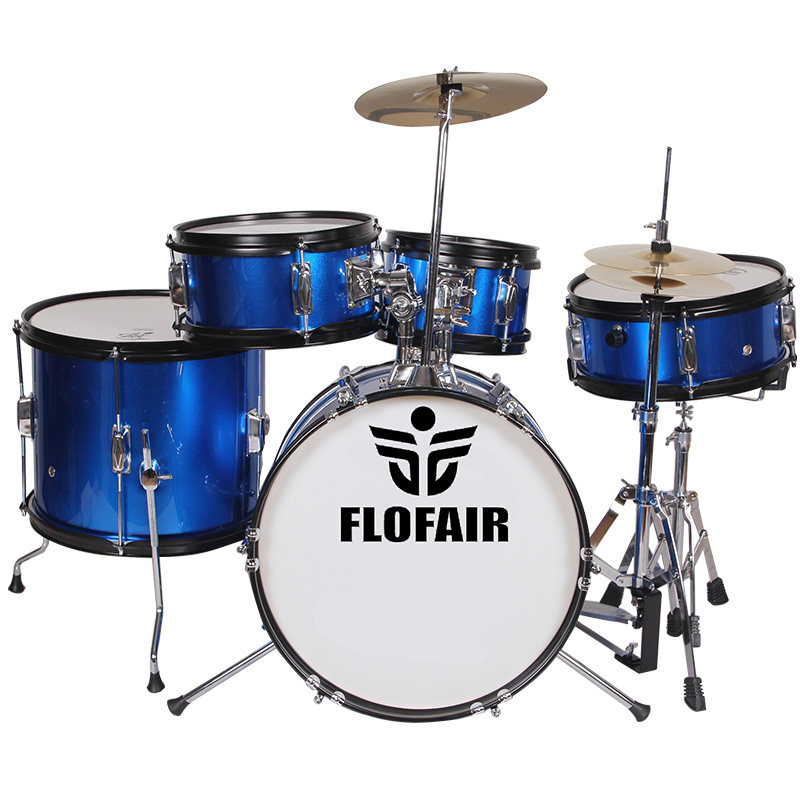 西洋打击乐器儿童初学练习架子鼓爵士鼓多色 5鼓3镲2镲可选赠配件