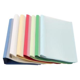 科朗鑫盛1-6mm A4热熔封套透明封面胶片标书合同文件装订耗材10个 热熔标书封皮胶装专用封套