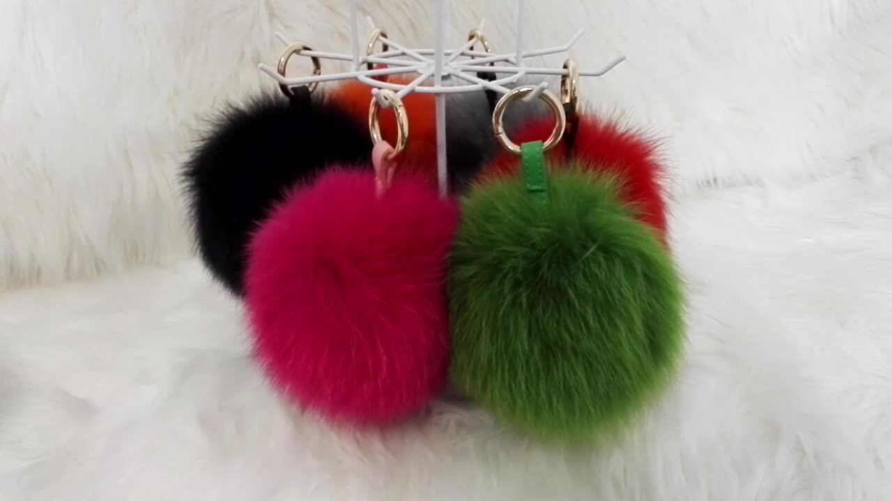 Fur Pom Keychain/Bag Charm - FOX'S - Online