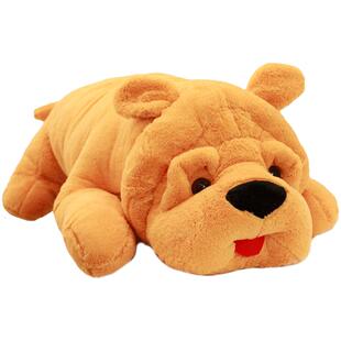 创意生日礼物沙皮狗公仔毛绒玩具趴趴狗睡觉抱枕娃娃玩偶床上女孩