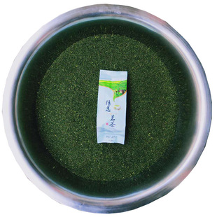 湖南汝城特产碎茶叶片粉角银子绿茶浓香型茶包袋泡茶明前炒青500g