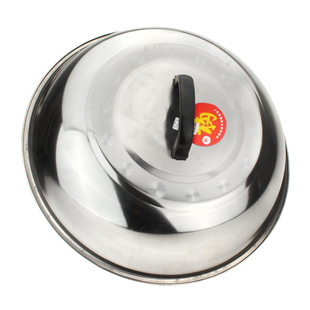 顺成不锈钢锅盖全钢加厚炒锅盖子特大锅盖30/32/34/36/38/40/43CM