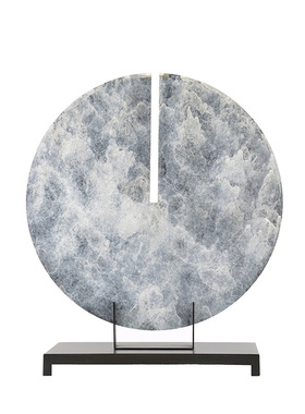 新中式风门厅现代样板房会所摆件