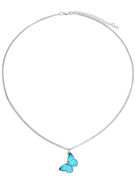 夏日穿搭蝴蝶项链女潮ins冷淡风