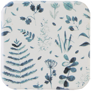 蓝莲花杯垫吸水垫硅藻泥洗手台垫牙刷垫水杯垫台面垫硅藻土置物垫