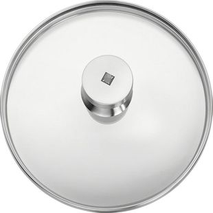 100%德国原装进口Zwilling TWINSPECIALS18/10不锈钢钢化玻璃锅盖