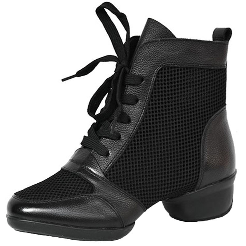 意中飞春夏季广场舞蹈鞋女跳舞鞋透气女软底成人舞鞋水兵舞鞋网面