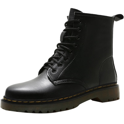 pm马丁靴厚底英伦真皮