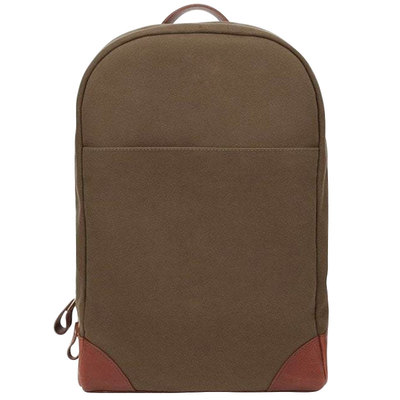 英国户外帆布电脑双肩包