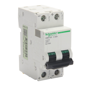 施耐德直流断路器IC65H直流2P空开C65H-DC空气开关C65N车用1P微断