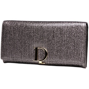 女士钱包女长款牛皮2025新款欧美潮简约多功能钱夹女式手拿皮夹子