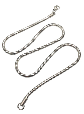 男士钛钢饰品时尚风蛇骨链