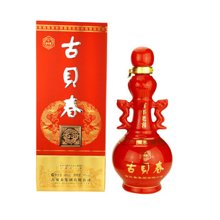 古贝春39度大百年纯粮高端婚宴宴席礼盒固态法浓香型白酒整箱价格
