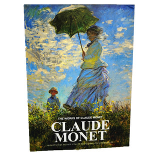 明信片文艺复古盒装包邮 世界著名画家 莫奈油画名画作品 30张