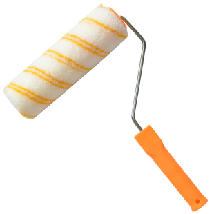 滚筒刷9寸无死角滚筒刷子乳胶漆滚筒涂料刷热熔耐腐蚀黄条滚筒刷