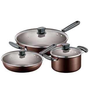 苏泊尔TP1926Q三件套炒锅32cm汤 煎锅不粘锅平底锅带盖套装锅