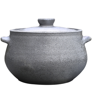 雅安荥经黑砂锅曾氏砂器 老字号 燃气煤气灶 养生 老式煲炖汤砂锅