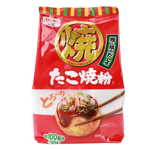 日本进口昭和章鱼烧预拌粉500g日式章鱼小丸子原材料章鱼小丸子粉