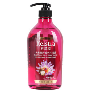 科草萃水嫩丝滑香水沐浴露温和清洁沐浴露持久留香白男女通用香体