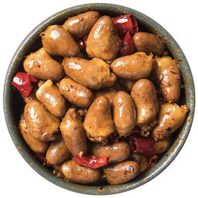 冷帮主即食麻辣鸭心卤味小吃100g