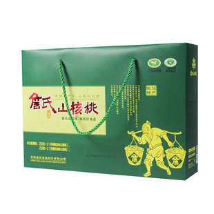 正品新货【詹氏手剥山核桃绿礼盒】小核桃215g*4安徽宁国特产包邮