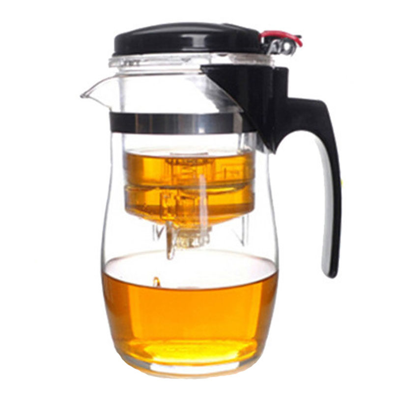 防爆裂正品飘逸杯可拆洗过滤网茶壶耐热玻璃茶具冲茶器套装茶杯子