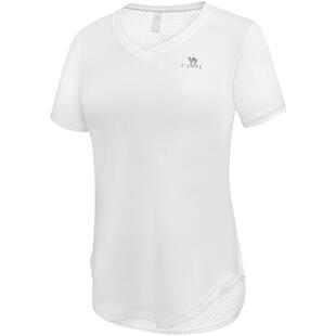 【非卖品】健身衣女款 镂空针织运动上衣夏季舒适轻薄透气瑜伽T恤