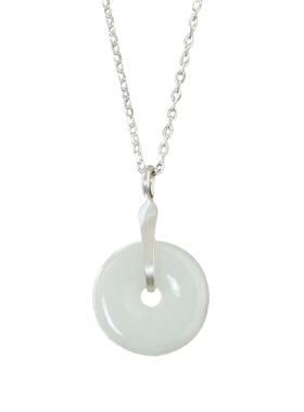 素元天然精致白玉短款可订制包金