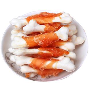 爱犬生活狗狗零食 鸡肉骨头卷泰迪比熊贵宾训练奖励宠物零食