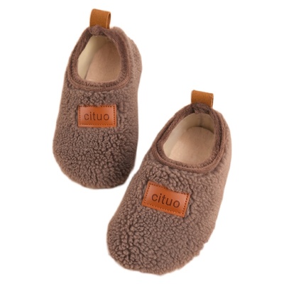 加绒加厚室内袜地板鞋顺美芊