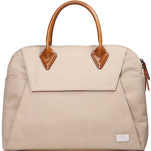 男士公文包商务简约休闲帆布大容量包包出差手拿电脑包男包手提包