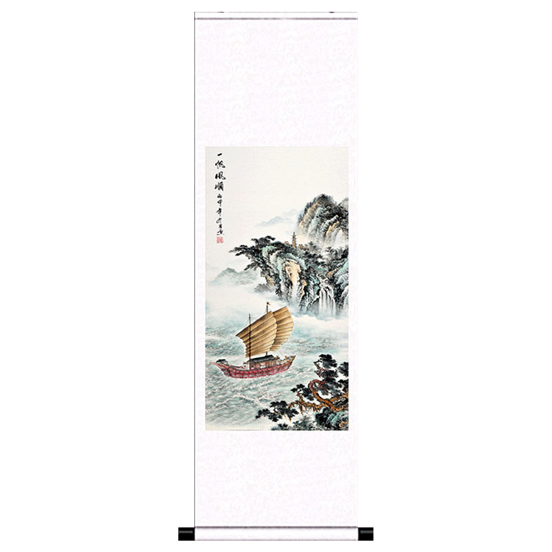 国画挂画办公室装饰画壁画定制