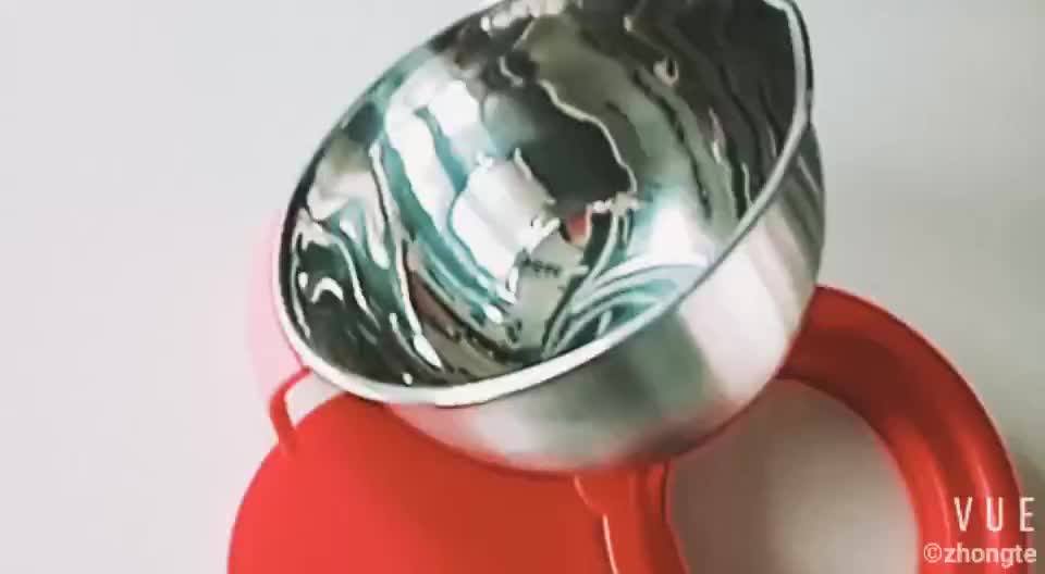 Zhongte Kitchen Cake Baking Salad Mixing Bowl Metal Stainless Steel