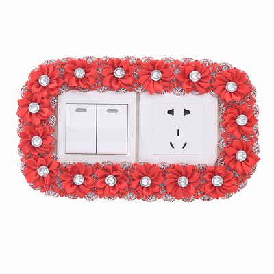 布艺双开开关贴开关时尚简约