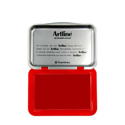 正品日本旗牌Artline印台EHJ-1小号印台财务银行印台 40x63mm 3色