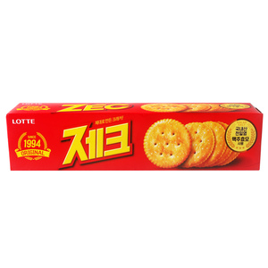 乐天韩国进口甜咸味早餐饼干