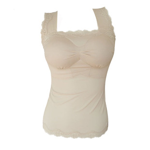 爱比娜纯色薄款网纱背心式无钢圈内衣一字领无痕舒适胸罩A34-2