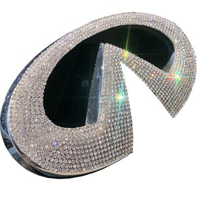 适用车标镶钻英菲尼迪钻石贴