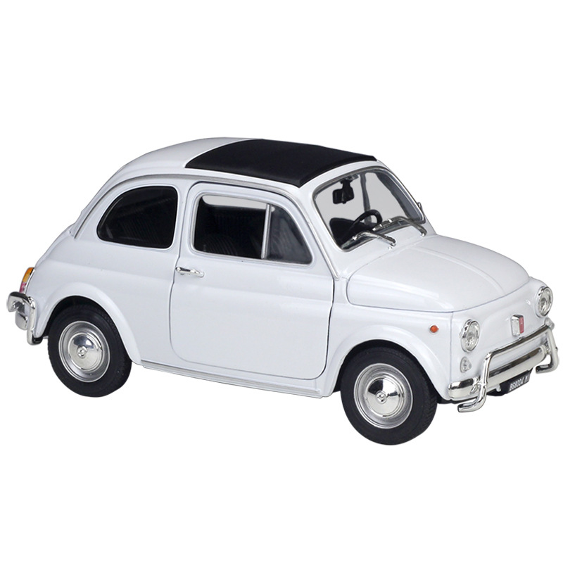 威利1:18菲亚特FIAT500L汽车模型仿真合金汽车模型静态收藏摆件