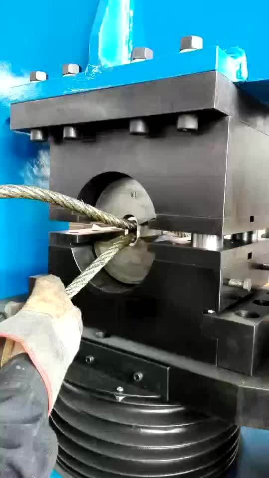 100t 200t 1000t 1500t High Pressure Lifting Sling Steel Wire Rope Swage