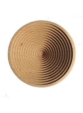 实木几何艺术风装饰摆件