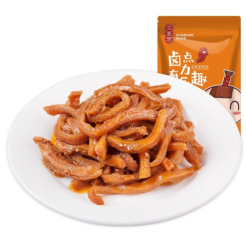 三圣宫108g四川特产包邮香辣牛肚