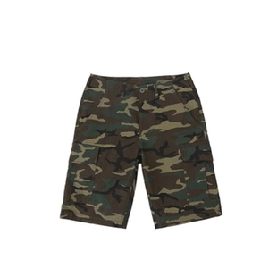 C.D.P. 日本进口方格防撕布 多袋直筒休闲迷彩短裤男TCU