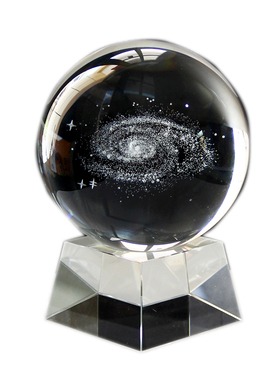 朋友浪漫照片麋鹿水晶球定制logo